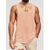 imageRuncati Mens Workout Tank Tops Sleeveless Shirt Muscle Gym Bodybuilding Fitness Training Loose Fit T ShirtsPink