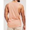 imageRuncati Mens Workout Tank Tops Sleeveless Shirt Muscle Gym Bodybuilding Fitness Training Loose Fit T ShirtsPink
