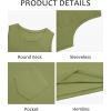 imageRuncati Mens Sleeveless Tank Tops Crewneck Workout Gym Cotton Muscle Pocket T ShirtArmy Green