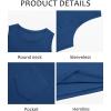 imageRuncati Mens Sleeveless Tank Tops Crewneck Workout Gym Cotton Muscle Pocket T ShirtNavy Blue