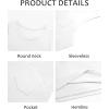 imageRuncati Mens Sleeveless Tank Tops Crewneck Workout Gym Cotton Muscle Pocket T ShirtWhite