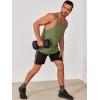imageRuncati Mens Workout Tank Tops Gym Muscle Athletic Sleeveless T Shirts Bodybuilding Training Fitness TopsArmy Green