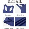 imageRuncati Mens Workout Tank Tops Gym Muscle Athletic Sleeveless T Shirts Bodybuilding Training Fitness TopsBlueBlack