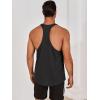 imageRuncati Mens Workout Tank Tops Gym Muscle Athletic Sleeveless T Shirts Bodybuilding Training Fitness TopsBlueBlack