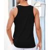 imageRuncati Mens Workout Tank Tops Gym Sleeveless Shirts Palm Tree Vintage Style TShirtBlack