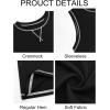 imageRuncati Mens Workout Tank Tops Sleeveless Casual Crewneck Beach T Shirt Muscle Athletic Gym Running TeeBlack