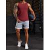 imageRuncati Mens Ribbed Tank Tops 2 Pack Knit Sleeveless Workout T Shirt Muscle Gym Fitness TeeBurgundy