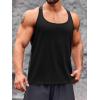 imageRuncati Mens Workout Tank Top YBack Sleeveless Gym Training Athletic TShirtsBlack
