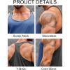 imageRuncati Mens Workout Tank Top YBack Sleeveless Gym Training Athletic TShirtsBlue