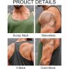 imageRuncati Mens Workout Tank Top YBack Sleeveless Gym Training Athletic TShirtsGreen