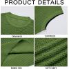 imageRuncati Mens Knitted Tank Tops Sleeveless Crochet See Through TShirts Muscle Summer Beach Hippie ShirtsGreen