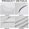 imageRuncati Mens Knitted Tank Tops Sleeveless Crochet See Through TShirts Muscle Summer Beach Hippie ShirtsWhite