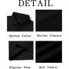 imageRuncati Mens Linen Button Down Shirt Short Sleeve Casual Lightweight Summer Beach Shirts Vacation Wedding TopsBlack