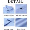 imageRuncati Mens Linen Button Down Shirt Short Sleeve Casual Lightweight Summer Beach Shirts Vacation Wedding TopsSky Blue