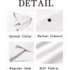 imageRuncati Mens Linen Button Down Shirt Short Sleeve Casual Lightweight Summer Beach Shirts Vacation Wedding TopsWhite