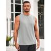 imageRuncati Mens Sleeveless Tank Tops Workout Athletic Muscle Shirt Casual Summer Beach T ShirtsLight Gray
