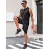 imageRuncati Mens Muscle Tank Tops Sleeveless Workout Gym Slim Fit Henley Shirt Casual Basic Summer Beach TopsBlack