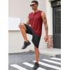 imageRuncati Mens Muscle Tank Tops Sleeveless Workout Gym Slim Fit Henley Shirt Casual Basic Summer Beach TopsBurgundy