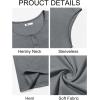 imageRuncati Mens Muscle Tank Tops Sleeveless Workout Gym Slim Fit Henley Shirt Casual Basic Summer Beach TopsGrey