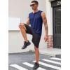 imageRuncati Mens Muscle Tank Tops Sleeveless Workout Gym Slim Fit Henley Shirt Casual Basic Summer Beach TopsNavy