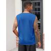 imageRuncati Mens Muscle Tank Tops Sleeveless Workout Gym Slim Fit Henley Shirt Casual Basic Summer Beach TopsRoyal Blue