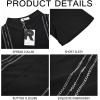 imageRuncati Mens Short Sleeve Guayabera Shirts Linen Cotton Button Down Mexican Embroidered Cuban Wedding Shirt Summer Beach Tops03 Black