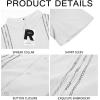 imageRuncati Mens Short Sleeve Guayabera Shirts Linen Cotton Button Down Mexican Embroidered Cuban Wedding Shirt Summer Beach Tops03 White