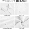 imageRuncati Mens Short Sleeve Guayabera Shirts Linen Cotton Button Down Mexican Embroidered Cuban Wedding Shirt Summer Beach Tops04 White