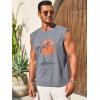 imageRuncati Mens Sleeveless Tank Tops Workout Gym Muscle Shirts Palm Tree Vintage Hawaiian Summer Beach T ShirtsGray