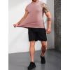 imageRuncati Mens Sleeveless Hoodies Workout Hooded Tank Tops Muscle Gym Bodybuilding Fitness Training T ShirtsPink