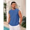 imageRuncati Mens Sleeveless Tank Tops Casual Hollow Out Knit T Shirts Beach Summer Hippie Tops with PocketBlue