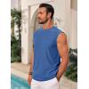 imageRuncati Mens Sleeveless Tank Tops Casual Hollow Out Knit T Shirts Beach Summer Hippie Tops with PocketBlue