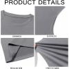imageRuncati Mens Sleeveless Tank Tops Workout Cut Off Shirt Athletic Muscle Gym T ShirtsDark Gray