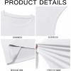 imageRuncati Mens Sleeveless Tank Tops Workout Cut Off Shirt Athletic Muscle Gym T ShirtsWhite