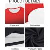 imageRuncati Mens Sleeveless Tank Tops Workout Muscle Gym T Shirts Crew Neck Gradient Tee TopsRed
