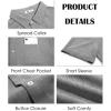 imageRuncati Mens Button Down Linen Shirt Short Sleeve Casual Summer Beach Wedding TopsLight Gray