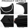 imageRuncati Mens Sleeveless Tank Tops Workout Muscle Gym Knitted Shirt Athletic Bodybuilding Slim Fit Ribbed T ShirtsBlack