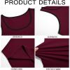 imageRuncati Mens Sleeveless Tank Tops Workout Muscle Gym Knitted Shirt Athletic Bodybuilding Slim Fit Ribbed T ShirtsWine Red