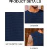 imageRuncati Mens Waffle Tank Tops Sleeveless TShirts Athletic Muscle Summer Beach Hippie ShirtsNavy