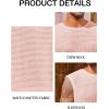 imageRuncati Mens Waffle Tank Tops Sleeveless TShirts Athletic Muscle Summer Beach Hippie ShirtsPink