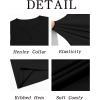 imageRuncati Mens Workout Tank Tops Summer Gym Muscle Ribbed Sleeveless Henley Shirt Casual Knitted Slim Fit Beach TeeBlack
