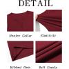 imageRuncati Mens Workout Tank Tops Summer Gym Muscle Ribbed Sleeveless Henley Shirt Casual Knitted Slim Fit Beach TeeBurgundy
