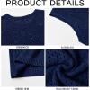 imageRuncati Mens Knitted Tank Tops Casual Sleeveless Hollow Out Crochet TShirts Muscle Summer Beach Hippie ShirtsNavy