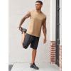 imageRuncati Mens Workout Tank Tops Waffle Casual Sleeveless T Shirts Gym Cut Off Beach Summer TeeKhaki