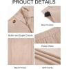imageRuncati Mens Casual Pants Elastic Waist Linen Lightweight StraightLegs Loose Fit Summer Beach Yoga TrousersApricot