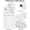 imageRuncati Mens Casual Pants Elastic Waist Linen Lightweight StraightLegs Loose Fit Summer Beach Yoga TrousersWhite
