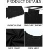 imageRuncati Mens Casual TShirt Short Sleeve Regular Fit Crewneck Tee Summer Graphic Tops with PocketBlack