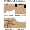 imageRuncati Mens Casual TShirt Short Sleeve Regular Fit Crewneck Tee Summer Graphic Tops with PocketKhaki