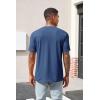 imageRuncati Mens Casual TShirt Short Sleeve Regular Fit Crewneck Tee Summer Graphic Tops with PocketNavy
