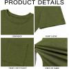 imageRuncati Mens Short Sleeve T Shirts Crew Neck Casual Summer Basic Shirt Lightweight Tee Tops with PocketArmy Green